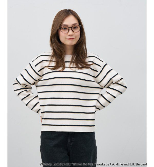  「 ボストン型 メガネ | 軽量、伊達めがね、読書、くまのプーさん Zoff  レンズ交換券付 レンズ交換券付」|メガネ|