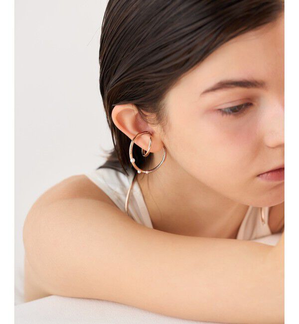 ete「[フォーム] パール イヤーカフ」|イヤーカフ|