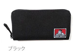 BACKYARD FAMILY「長財布 ベンデイビス BEN DAVIS 通販 ロングウォレット 小銭入れ メンズ ブランド」|財布|ブラック1