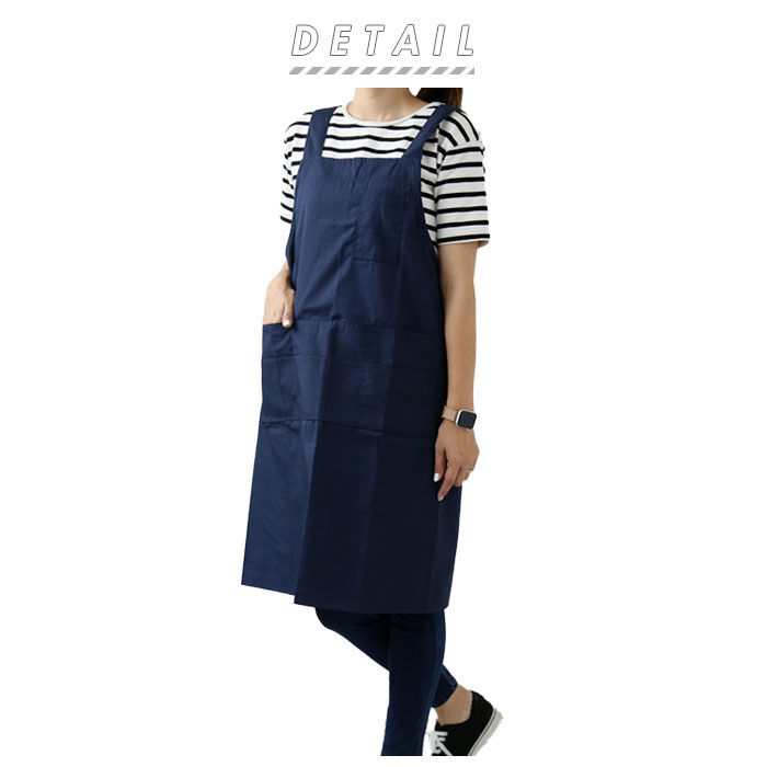 BACKYARD FAMILY「エプロン おしゃれ 通販 エプロン ナチュラル レディース メンズ 男女兼用 ワンピース ブラック」|食器・キッチングッズ|