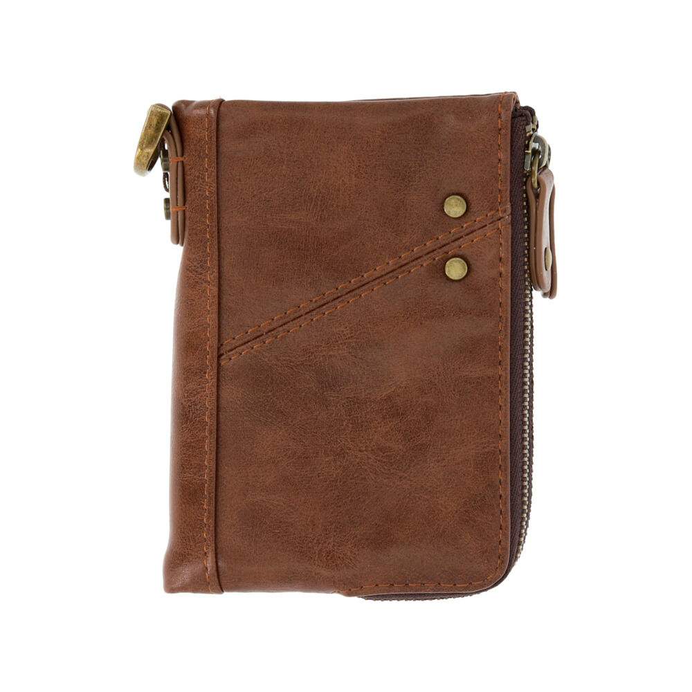 BACKYARD FAMILY「Control Cross コントロールクロス 財布 二つ折り ポケット 通販 メンズ レディース」|財布|ブラウン1