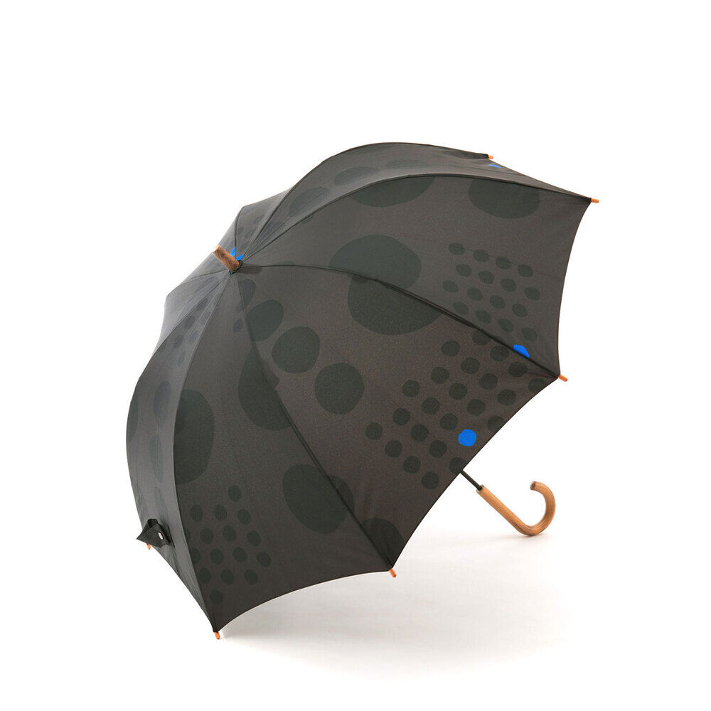 BACKYARD FAMILY「392 plus m 傘 レディース 通販 サンキューニプリュスエム 60 大きめ 長傘 60cm」|傘|ブラック2