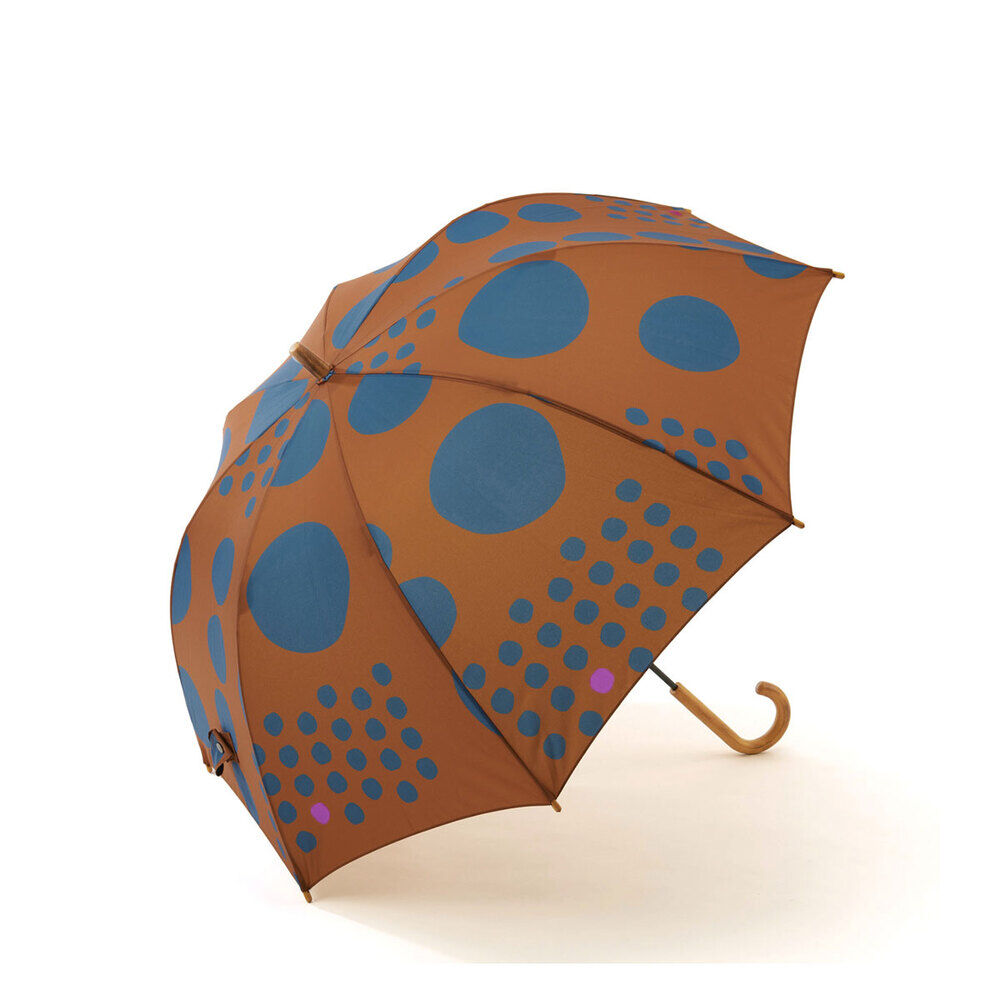 BACKYARD FAMILY「392 plus m 傘 レディース 通販 サンキューニプリュスエム 60 大きめ 長傘 60cm」|傘|ブラウン1