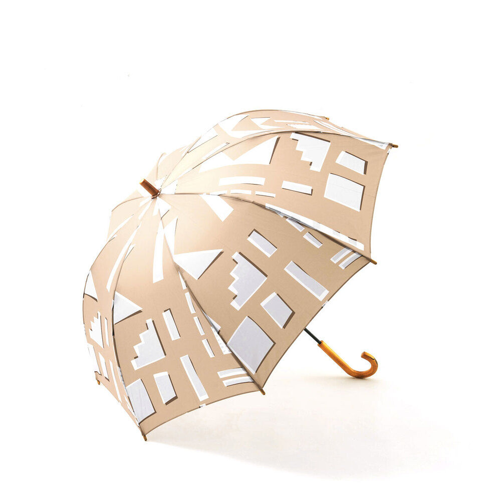 BACKYARD FAMILY「392 plus m 傘 レディース 通販 サンキューニプリュスエム 60 大きめ 長傘 60cm」|傘|ブラウン2