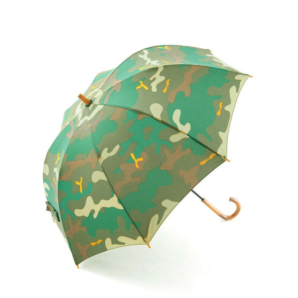 BACKYARD FAMILY「392 plus m 傘 レディース 通販 サンキューニプリュスエム 60 大きめ 長傘 60cm」|傘|グリーン3