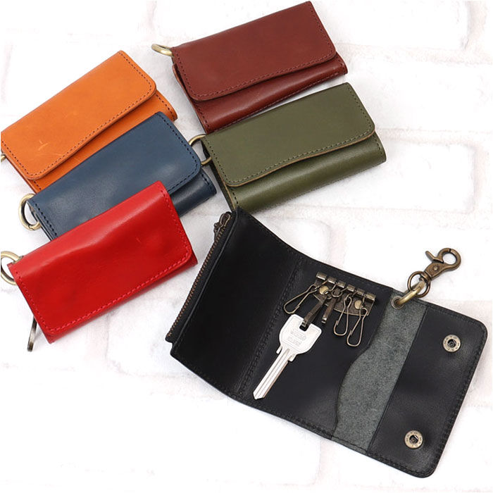 BACKYARD FAMILY「キーケース 革 通販 小銭入れ 栃木 レザーキーケース コインケース キーホルダー カードケース」|チャーム・キーホルダー|