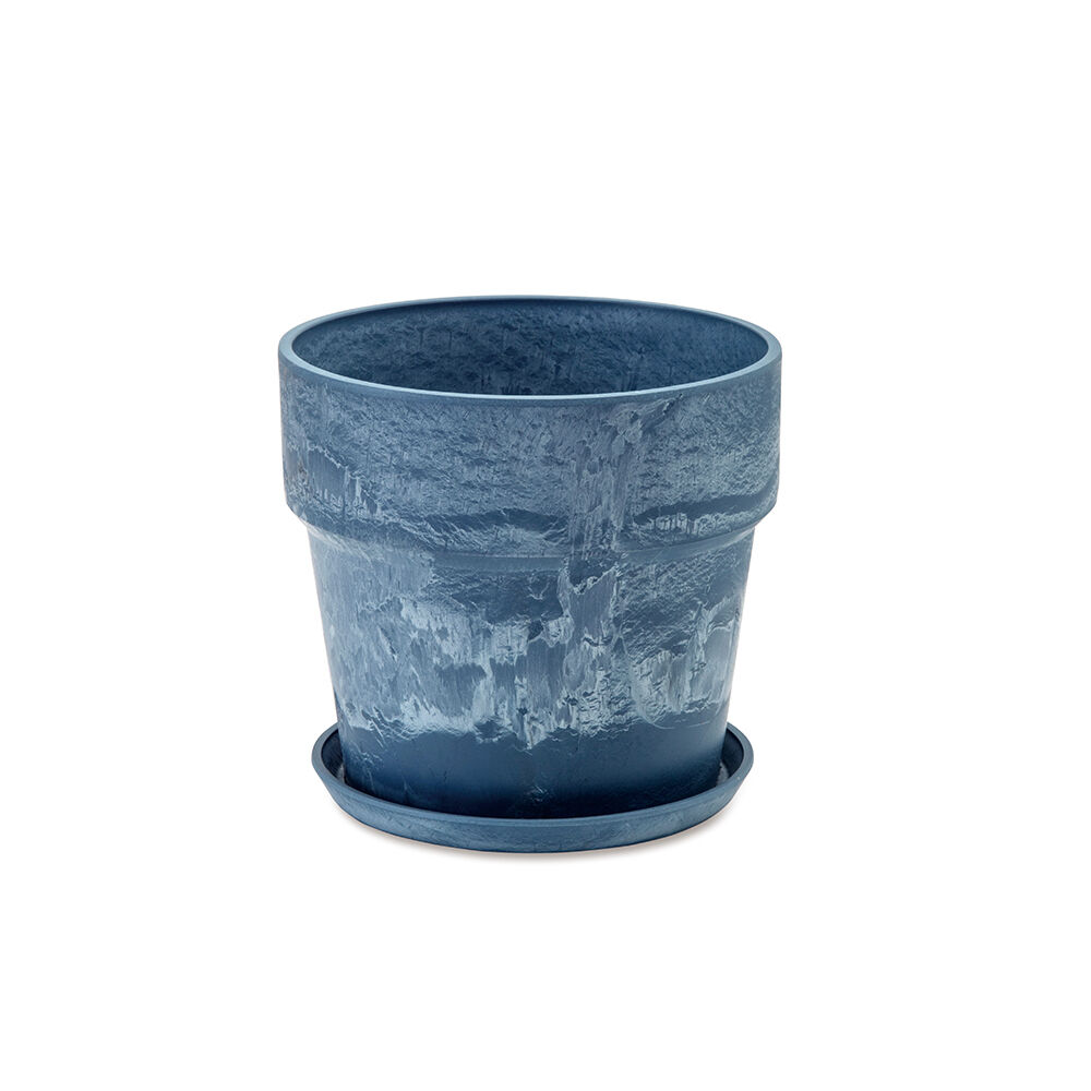 BACKYARD FAMILY「植木鉢 プラスチック おしゃれ 5号 通販 鉢カバー 5号鉢 プランター プランターカバー 植木」|その他|ブルー1