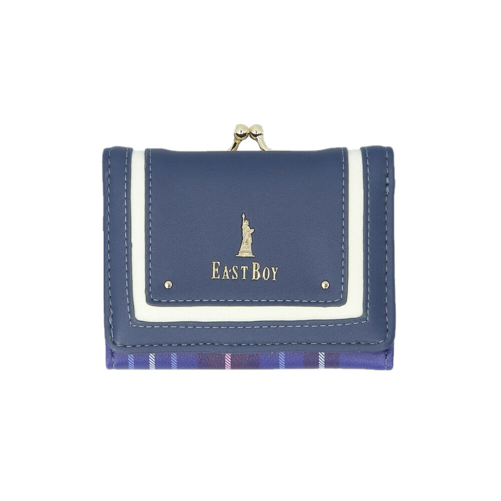 BACKYARD FAMILY「イーストボーイ 財布 EASTBOY 通販 三つ折り財布 ミニ財布 コンパクト財布 3つ折り財布」|財布|ブルー1