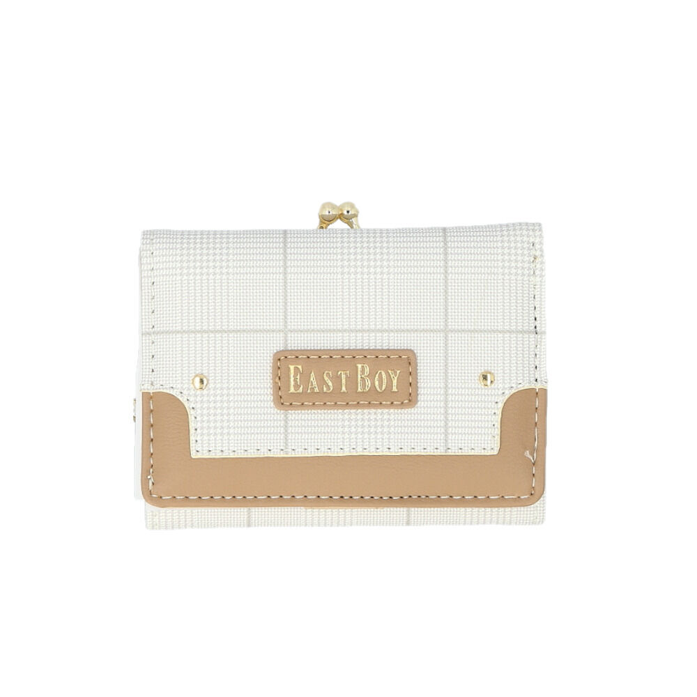 BACKYARD FAMILY「イーストボーイ 財布 EASTBOY 通販 三つ折り財布 ミニ財布 コンパクト財布 3つ折り財布」|財布|ピンク1