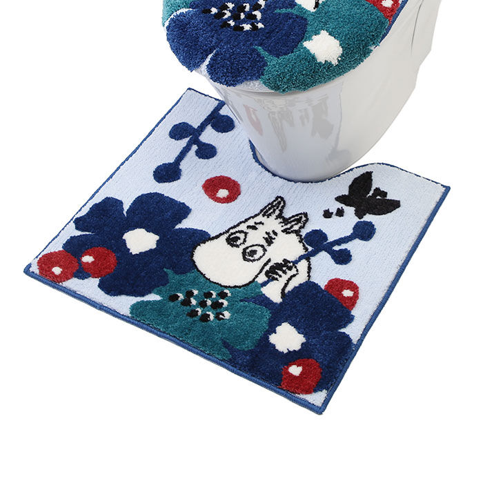 BACKYARD FAMILY「ムーミン トイレマット 通販 トイレ グッズ マット 足元マット トイレ足元マット 洗える」|トイレタリー・ランドリーグッズ|