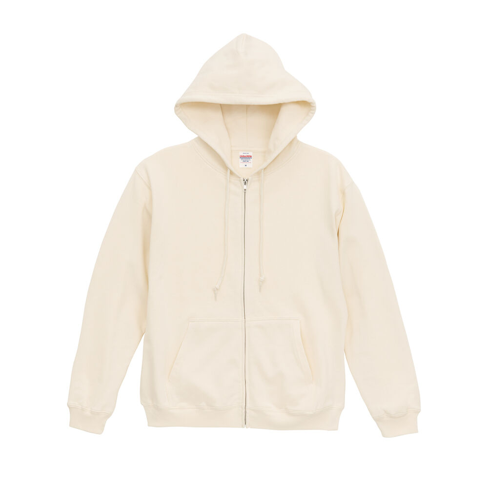 BACKYARD FAMILY「United Athle ユナイテッドアスレ フルジップパーカー 通販 パーカー スウェット 上着」|パーカー|ベージュ1