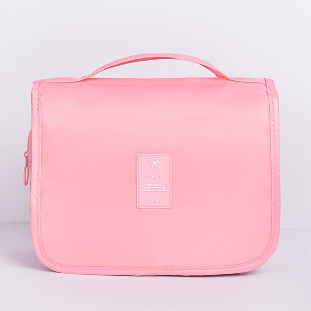 BACKYARD FAMILY「トラベルポーチ 吊り下げ 通販 化粧ポーチ スキンケア バスルーム 旅行 ポーチ 収納ポーチ」|ポーチ|ピンク1