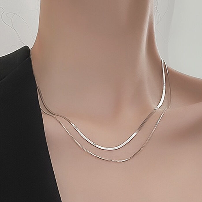 BACKYARD FAMILY「ネックレス スネークチェーン 通販 ダイヤモンドハーツ nec-0520 Diamond」|その他|