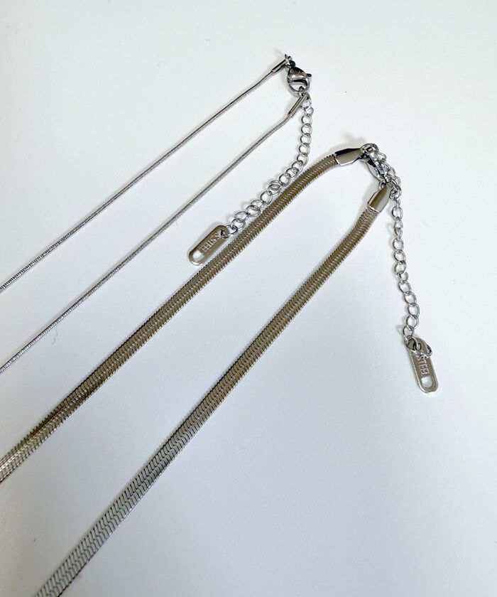 BACKYARD FAMILY「ネックレス スネークチェーン 通販 ダイヤモンドハーツ nec-0520 Diamond」|その他|