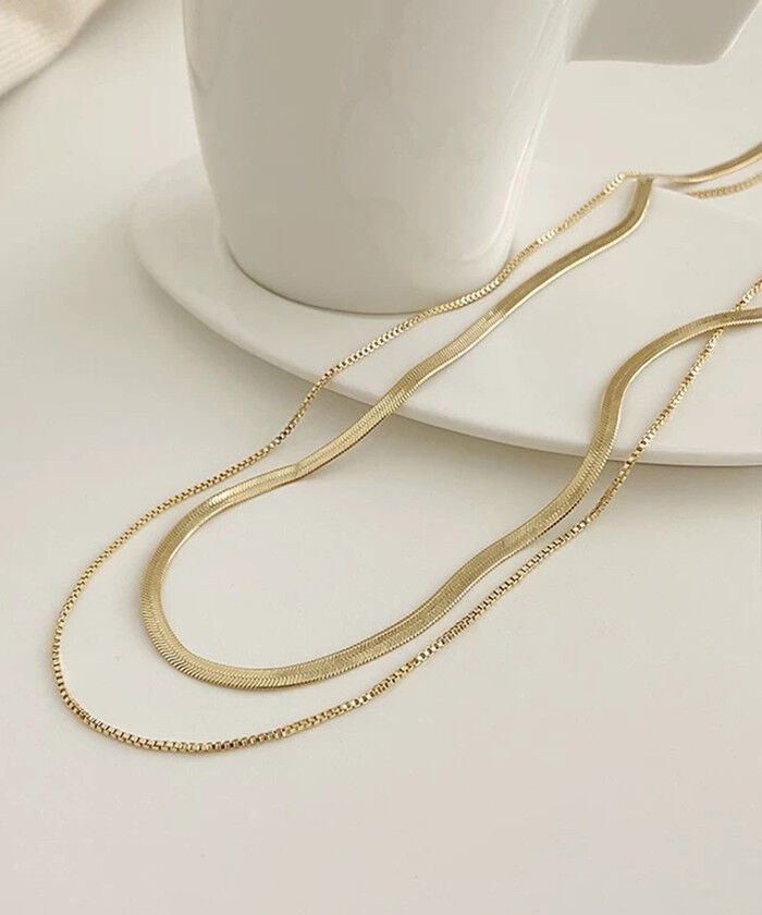 BACKYARD FAMILY「ネックレス レディース シンプル 通販 ペンダント 首飾り ジュエリー アクセサリー 二重 ダブル」|その他|