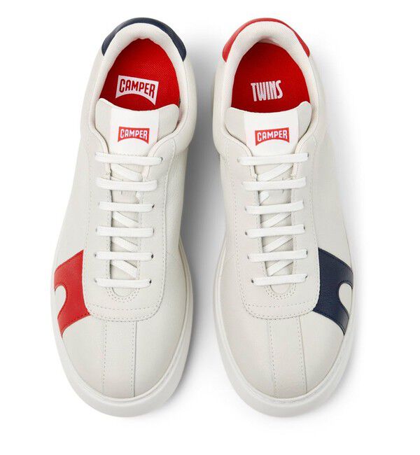 CAMPER「[カンペール] TWINS / レザースニーカー」|スニーカー|ホワイト