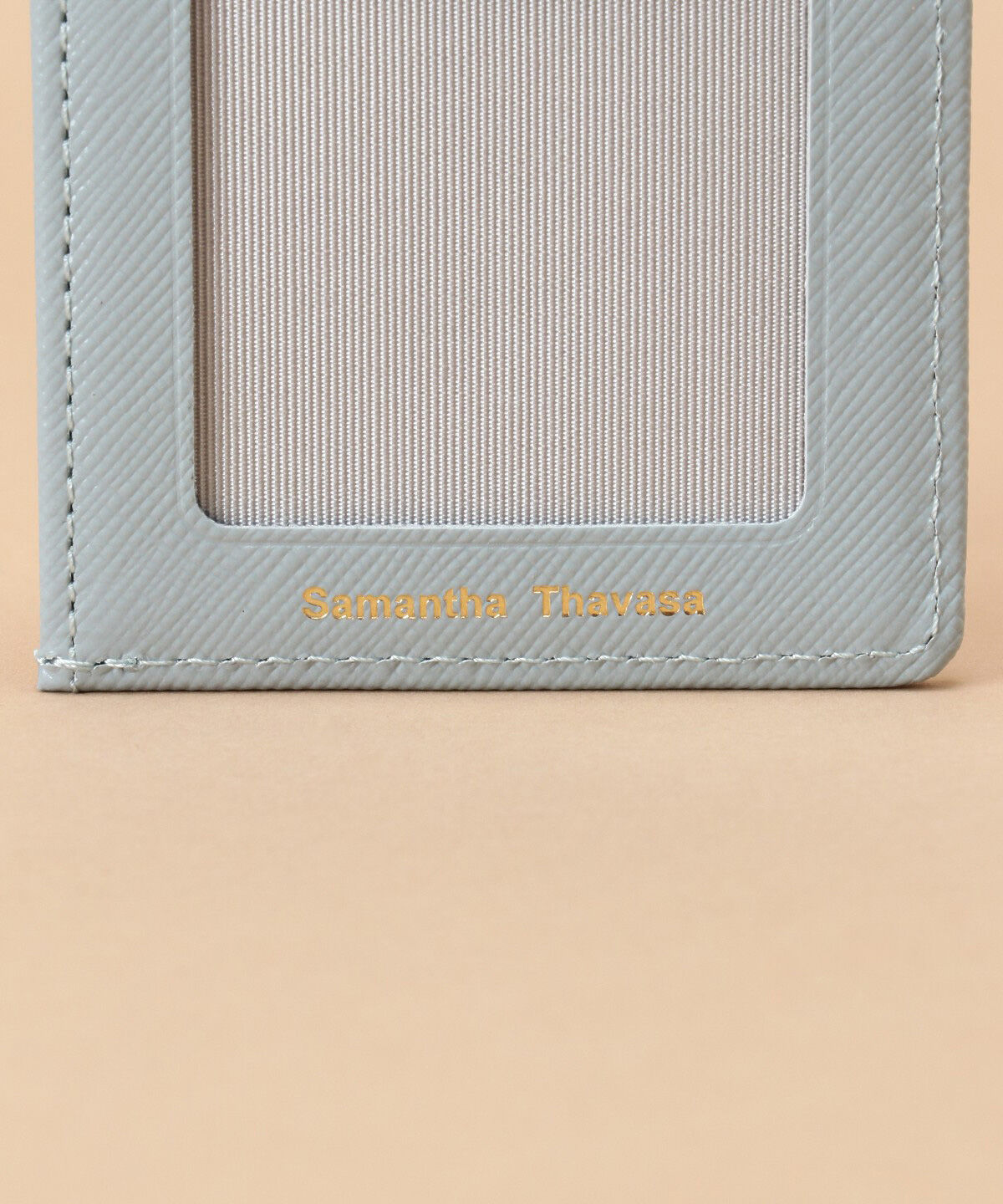 Samantha Thavasa「ラメレザービジュー パスケース」|定期入れ|