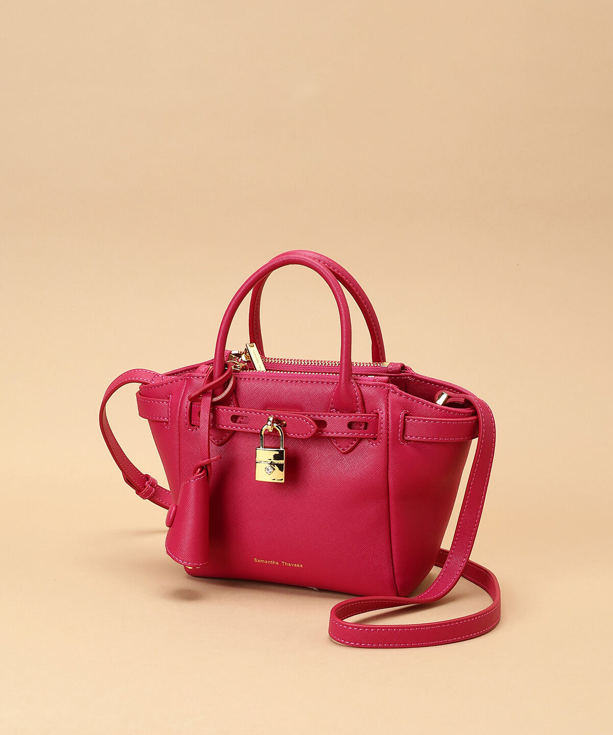 Samantha Thavasa「ベルトデザイン サマンサアゼル 小サイズ」|ハンドバッグ|