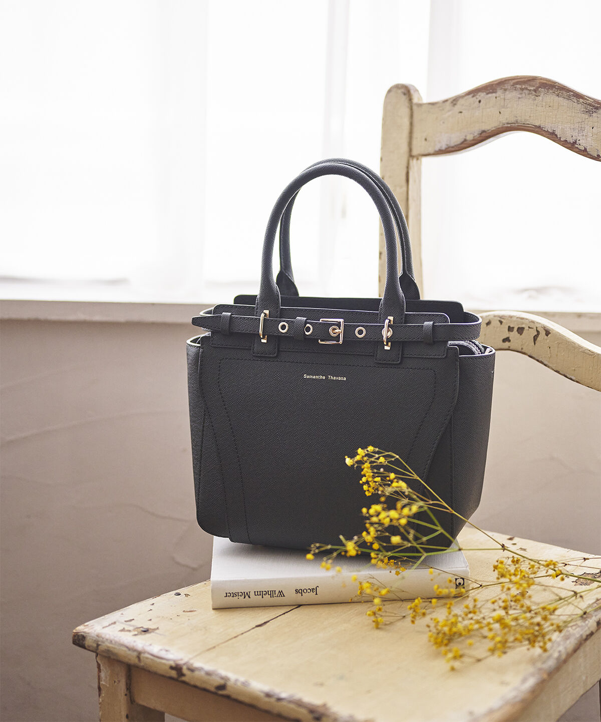 Samantha Thavasa「ベルトデザイン ハンドバッグ」|ハンドバッグ|