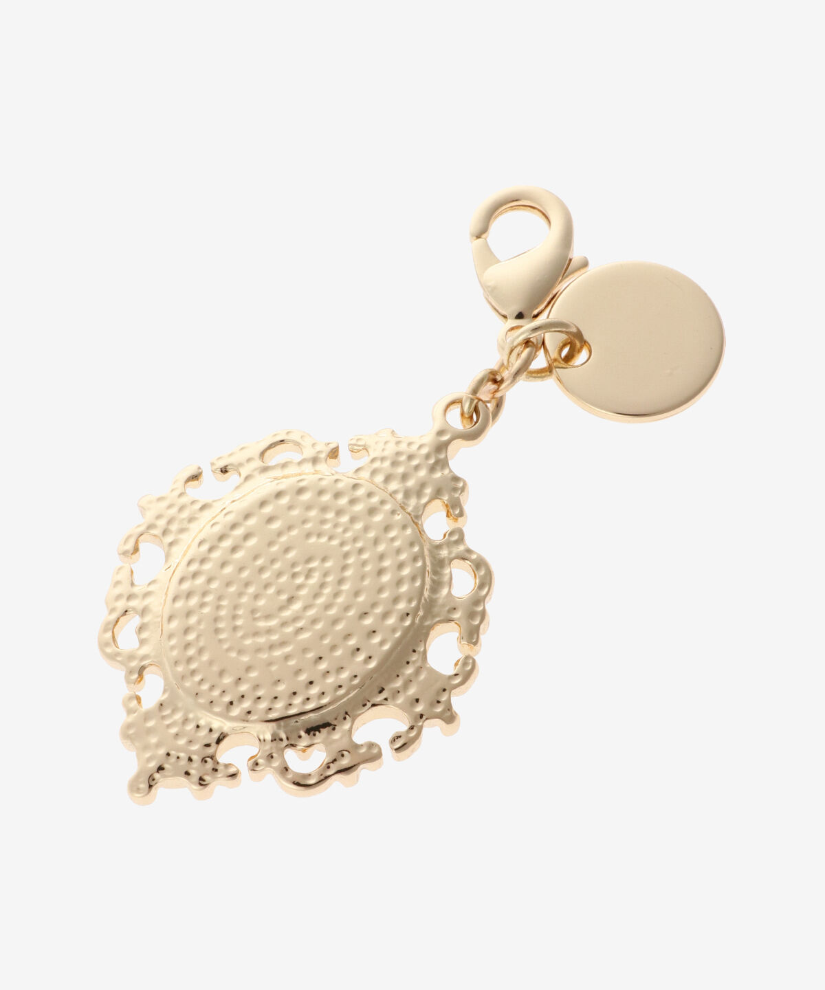 Samantha Vega「クリアカメオ風イニシャルファスナーチャーム（R）」|チャーム・キーホルダー|