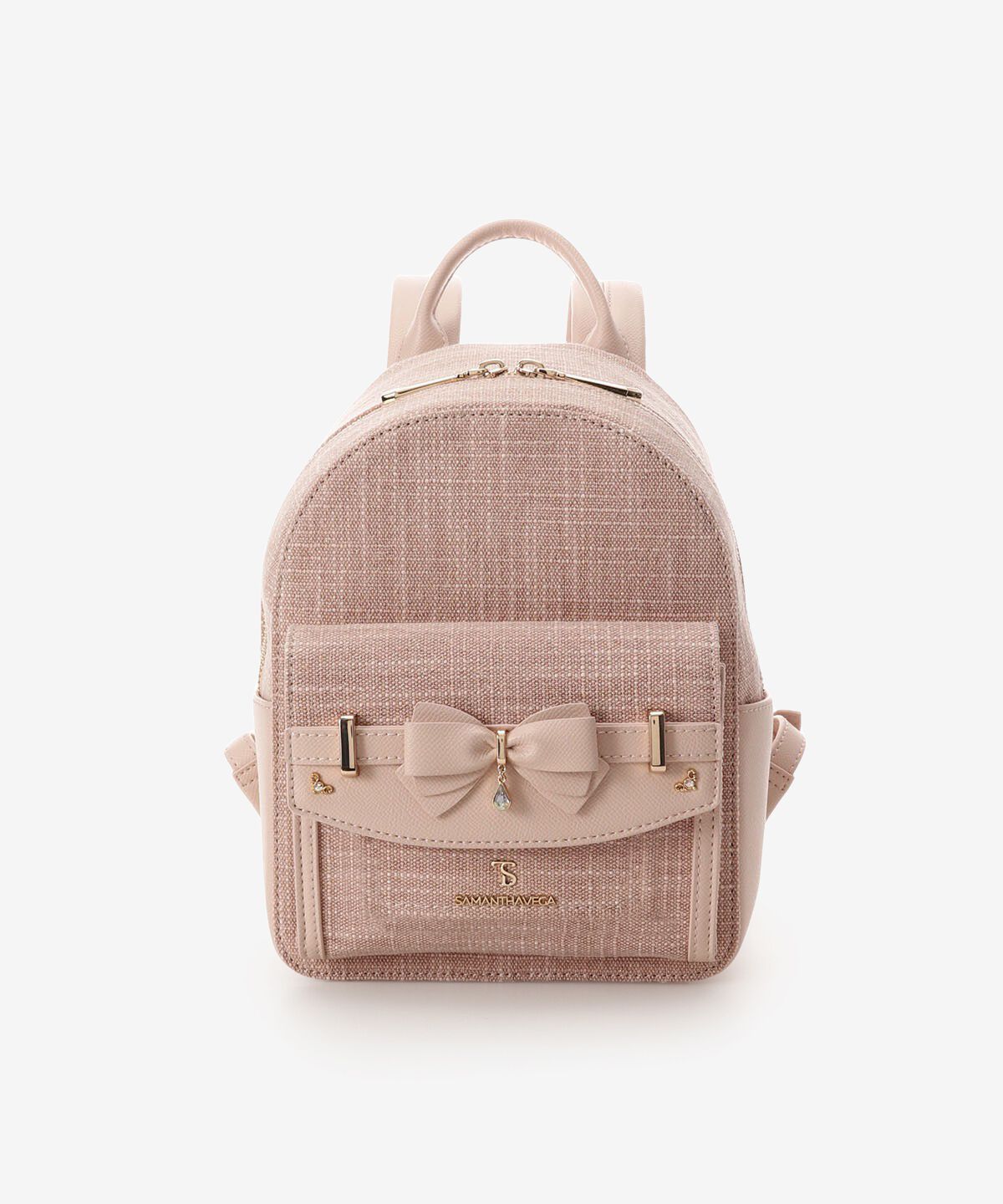 Samantha Vega「アクセントリボンリュック」|リュック|ピンク