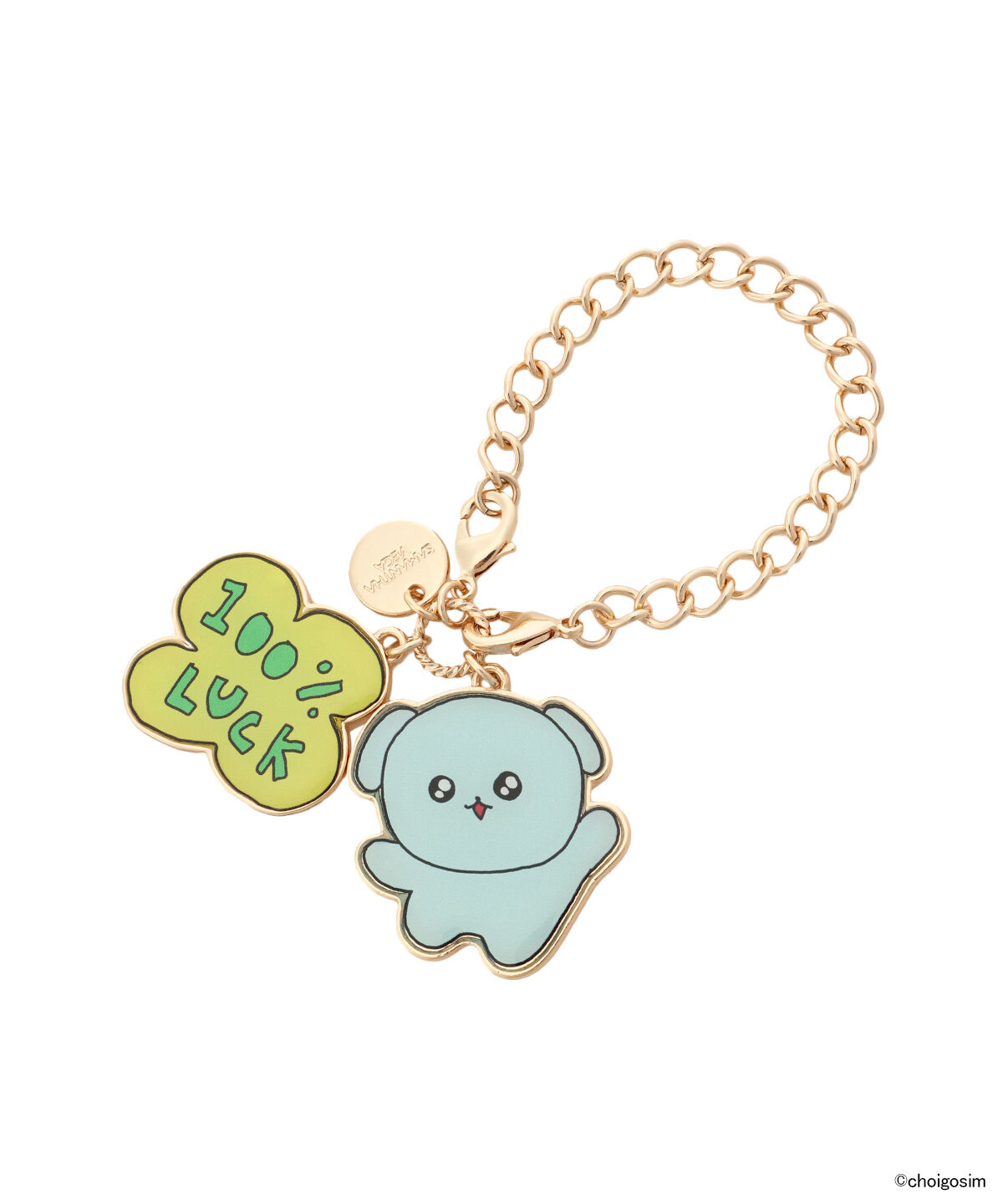 Samantha Vega「チェゴシム&times;SAMANTHAVEGA　「いぬゴシム」２wayバッグチャーム」|チャーム・キーホルダー|ゴールド