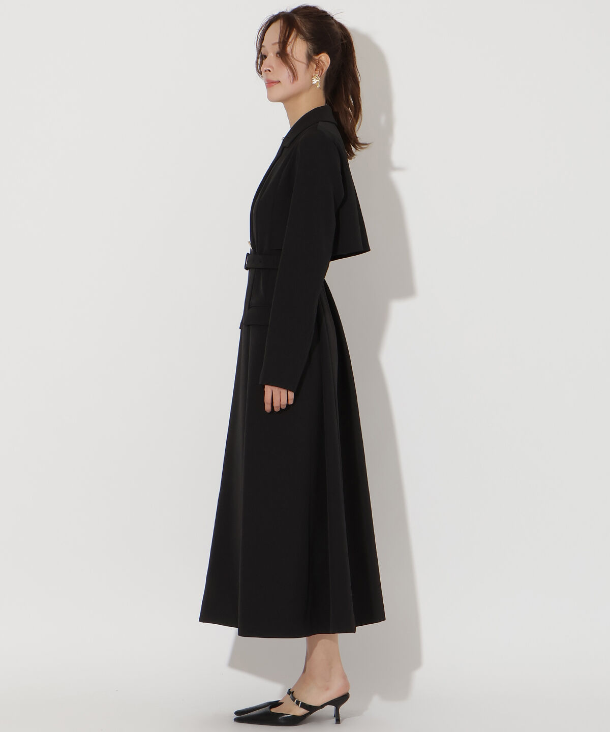 アンドクチュール「トレンチ風ワンピース」|ワンピース|