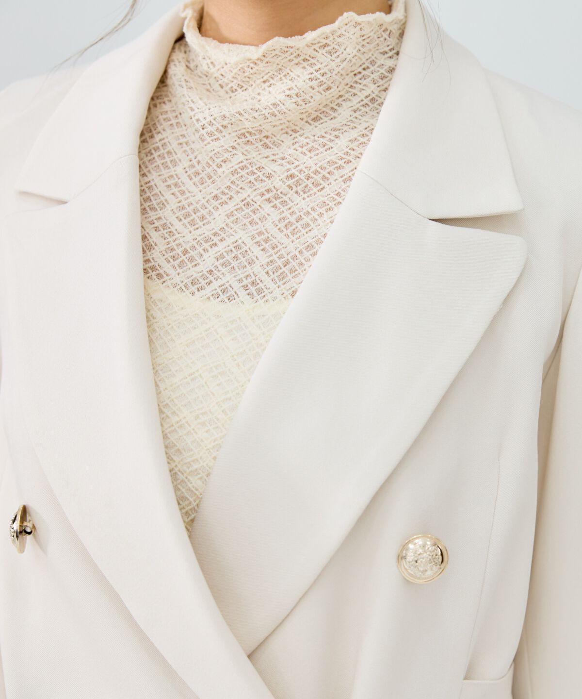 REDYAZEL「サイドベルトダブルジャケット」|テーラードジャケット|