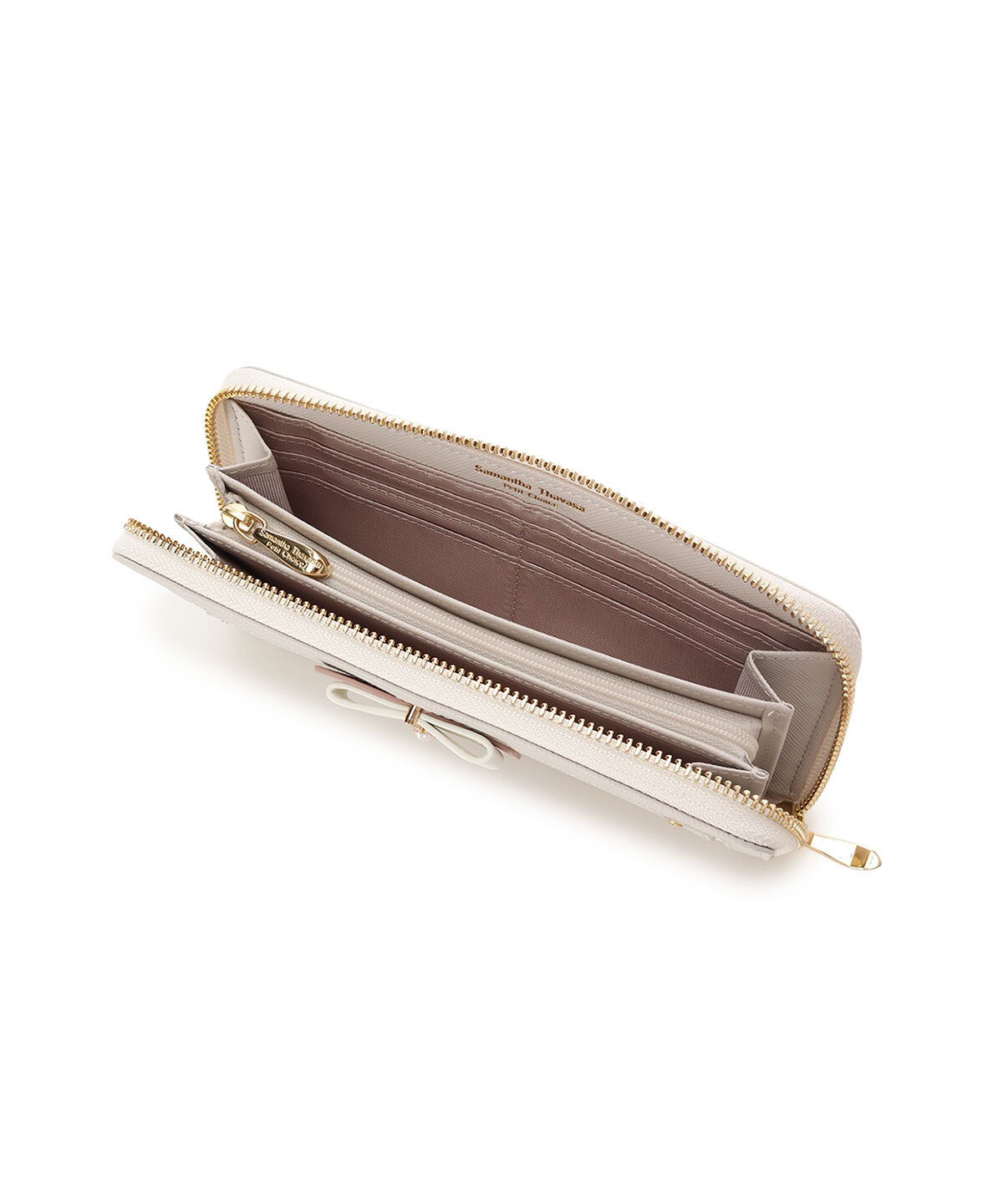 Samantha Thavasa Petit Choice「バイカラーリボン 長財布」|財布|