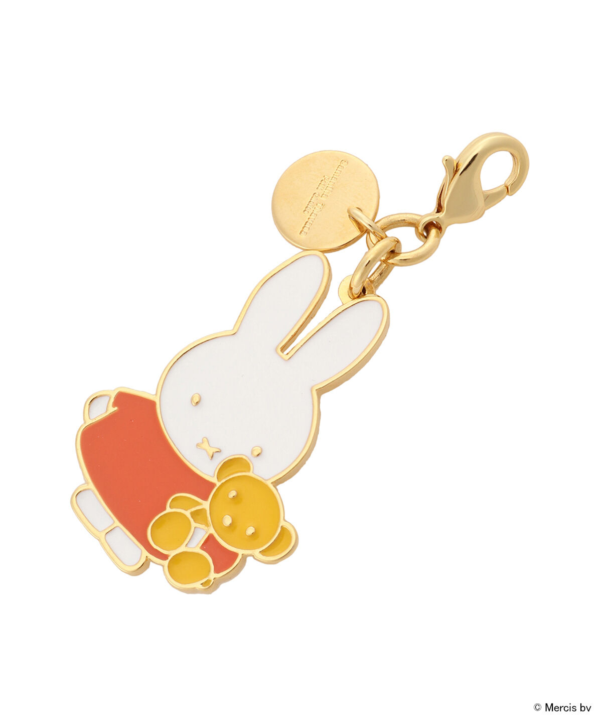 Samantha Thavasa Petit Choice「「ミッフィーコレクション」ファスナーチャーム(くま)」|チャーム・キーホルダー|ゴールド