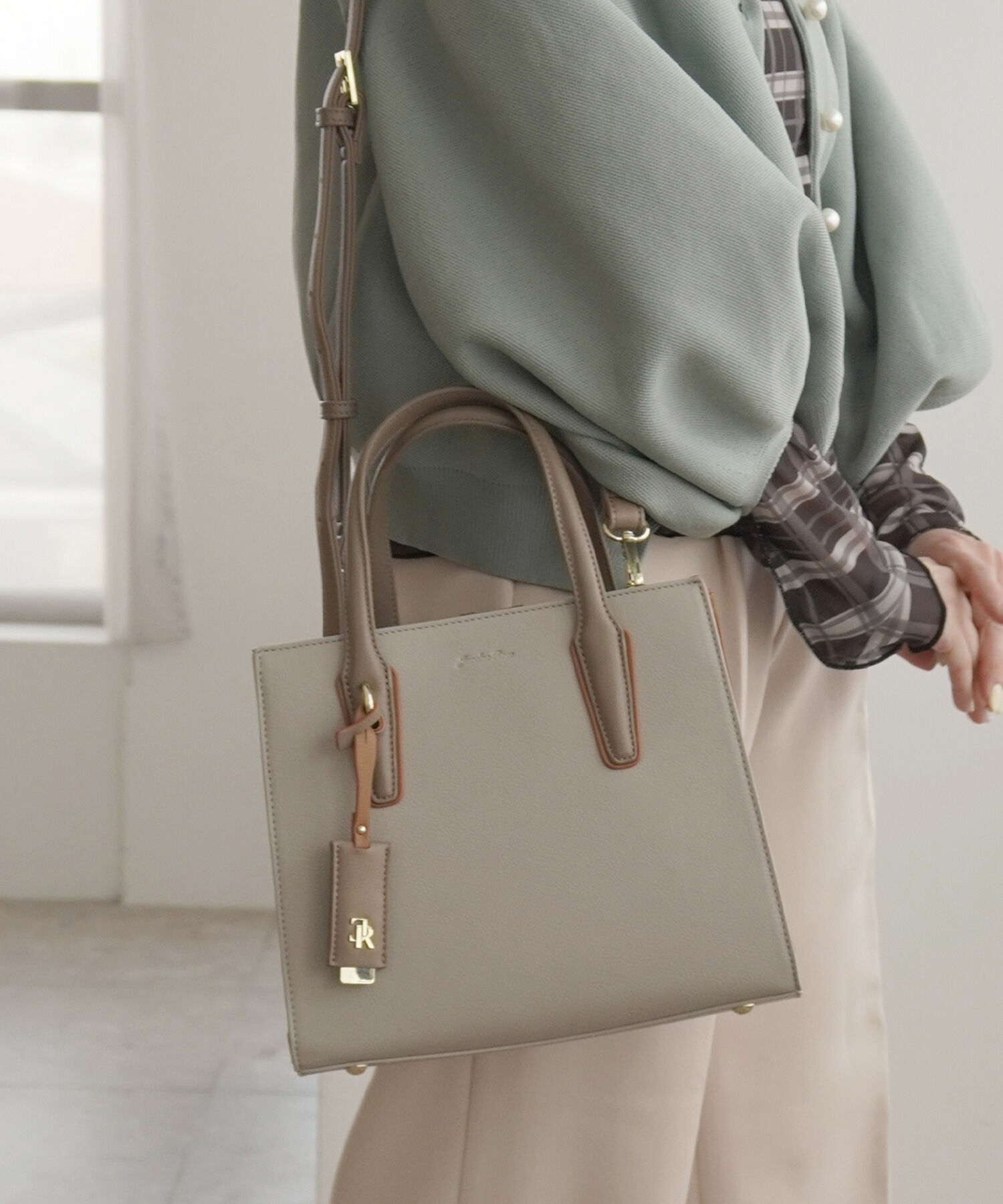 Jewelna Rose「Jewelna Rose へレス ハンドバッグ 16221」|ショルダー・メッセンジャー|マルチカラー