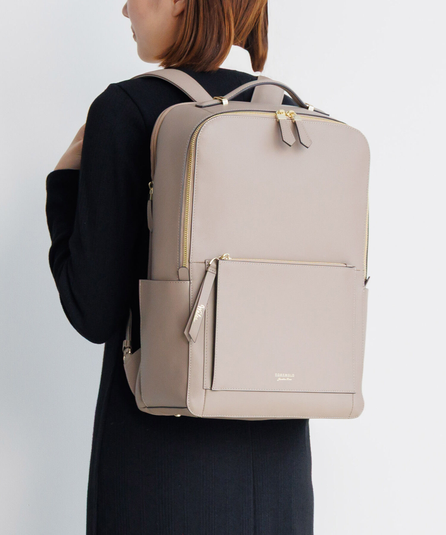 Jewelna Rose「Jewelna Rose ウェールズ リュック B4サイズ 15.6インチ収納 本革 11975」|リュック|