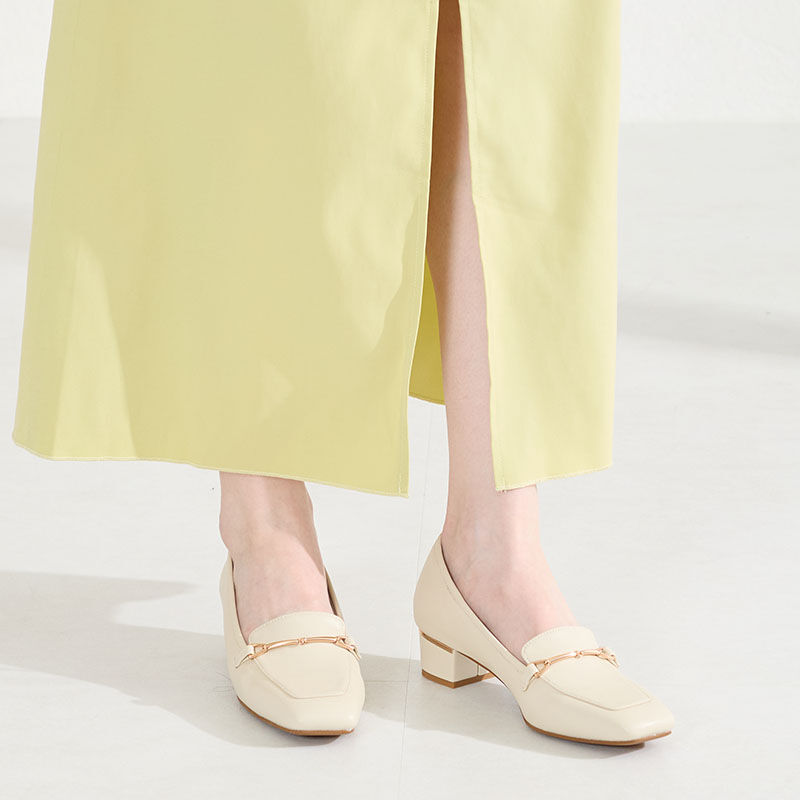 WA Oriental TRaffic「●2026春夏新作●メタリックラインビットヒールローファー/62101」|ローファー|