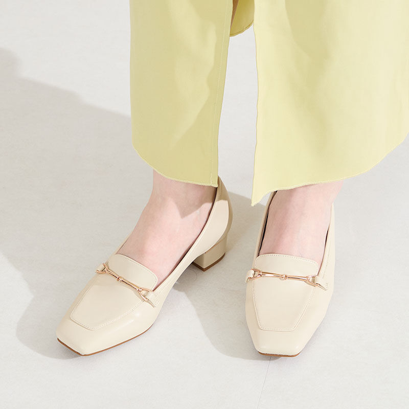 WA Oriental TRaffic「●2026春夏新作●メタリックラインビットヒールローファー/62101」|ローファー|