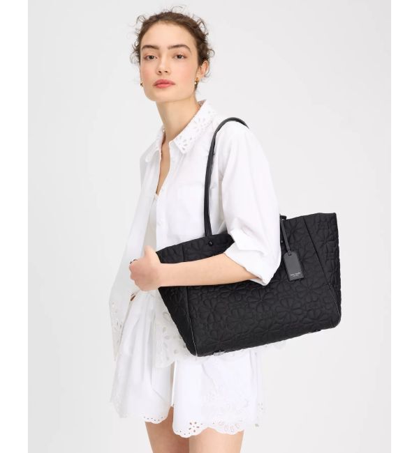 kate spade new york「ティリー キルテッド ミディアム トート」|トートバッグ|BLACK