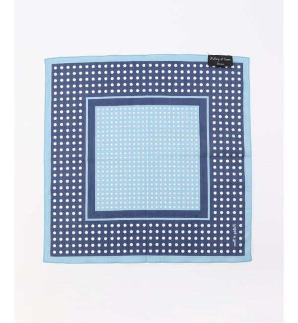 EDIFICE「Holliday & Brown (ホリデー & ブラウン) Dots Handkerchiefs A HBJ/44407」|バンダナ・スカーフ|