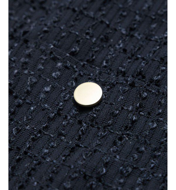 Rope&rsquo;Picnic「【サマー・ツイード】ハーフスリーブジャケット」|カーディガン|