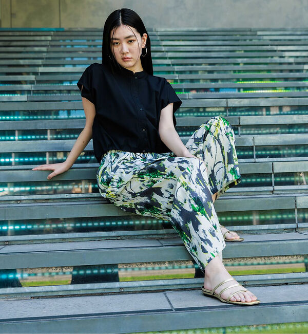 NOMINE「【セットアップ着用可】ペインティングドロストタックパンツ」|その他|