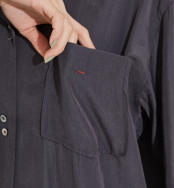 NOMINE「【セットアップ対応】ヴィンテージサテン 開襟 シャツ」|シャツ・ブラウス|