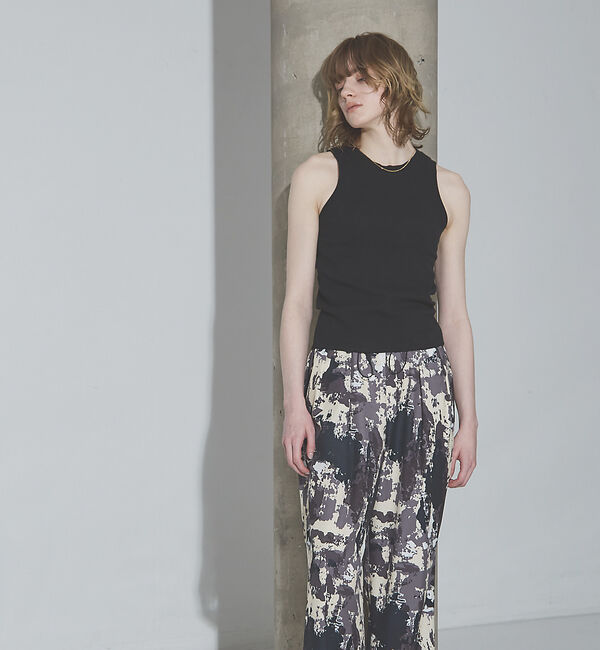 NOMINE「カップイン テレコ タンクトップ」|キャミソール|