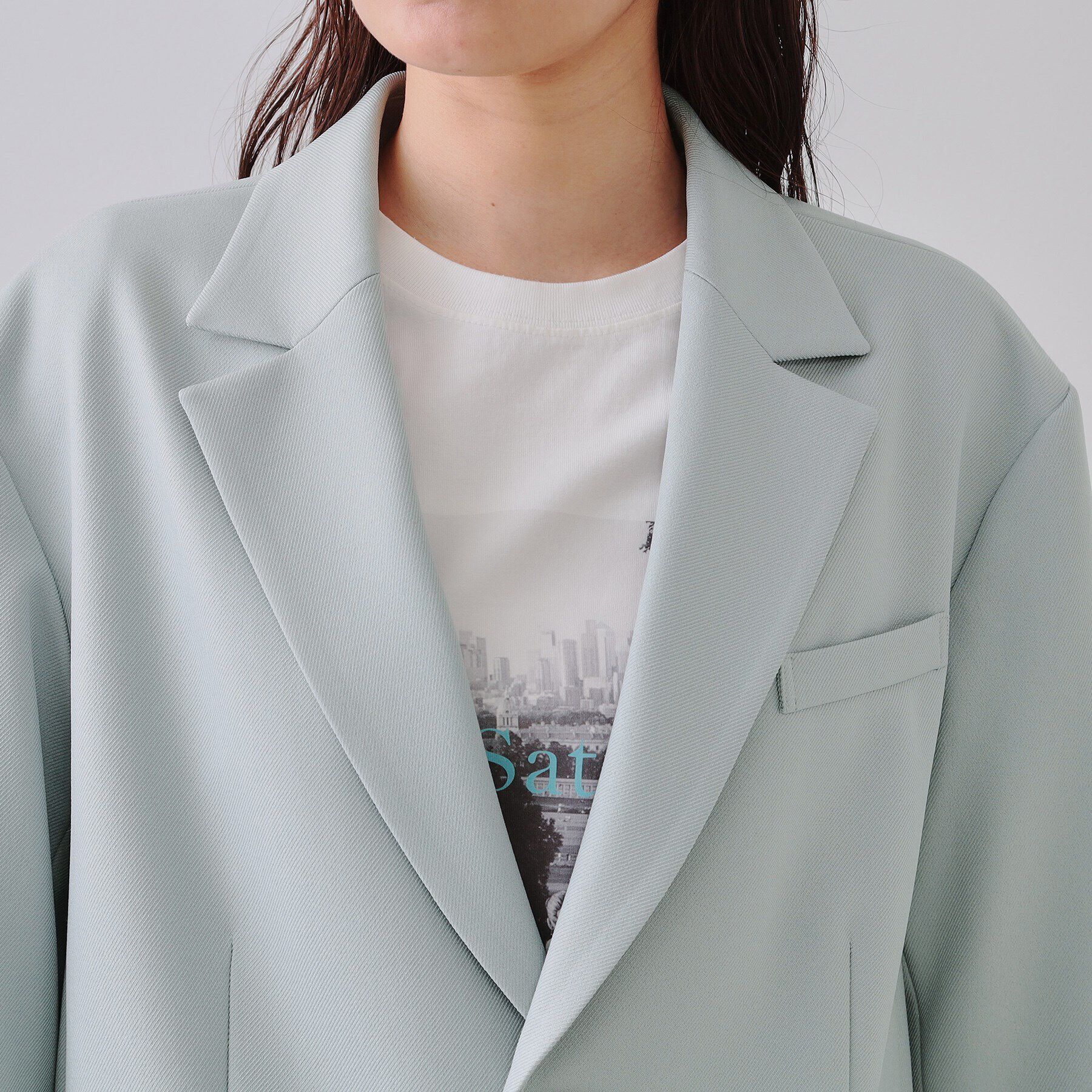 OPAQUE.CLIP「オーバーサイズテーラードジャケット【洗える】」|テーラードジャケット|