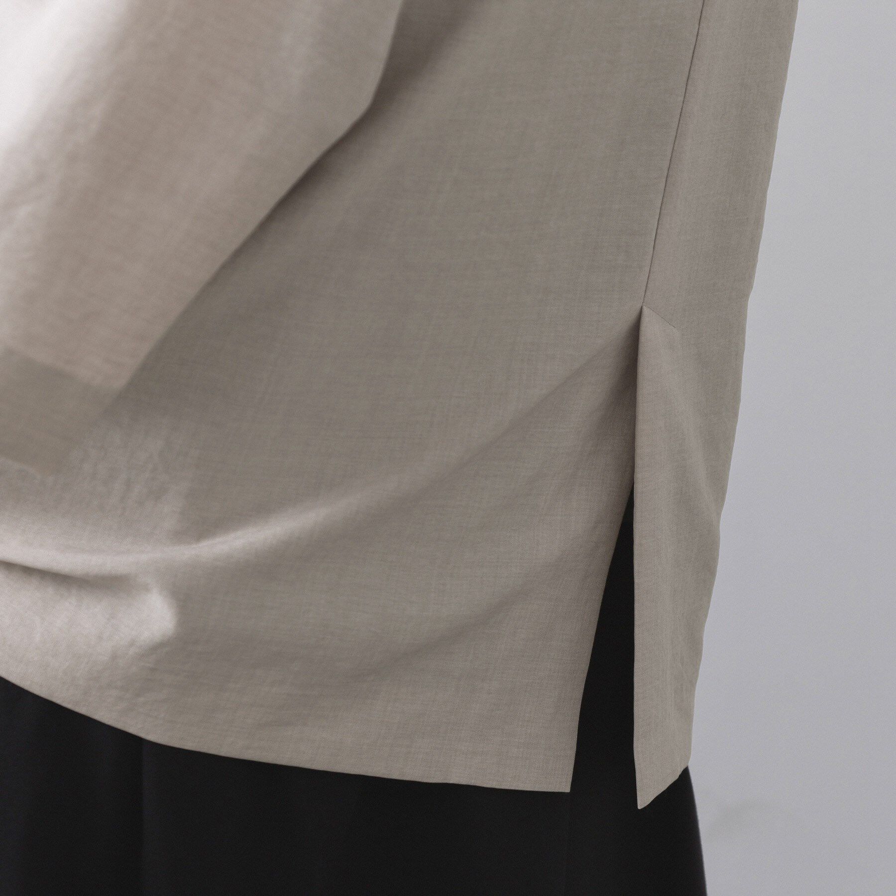 OPAQUE.CLIP「リネンライクダブルジャケット【洗える】」|テーラードジャケット|