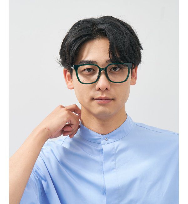  「ウェリントン型 メガネ│プラスチックフレーム│大きめ 小顔効果 ビッグシェイプ｜ レンズ交換券付」|メガネ|