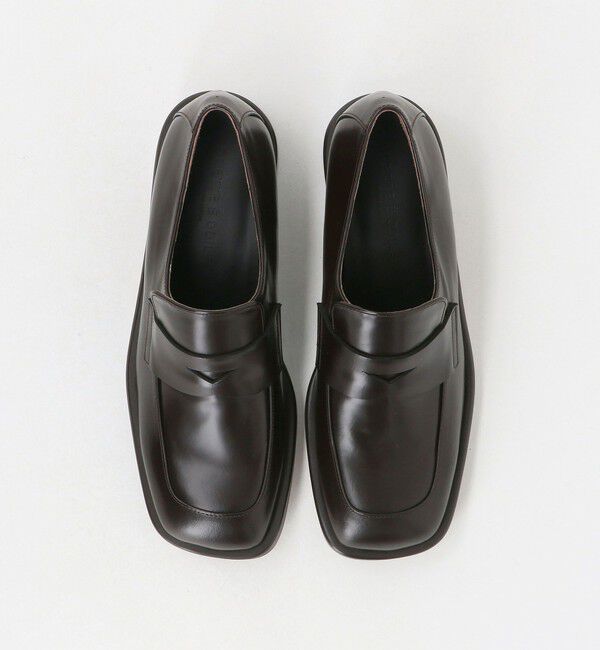 ODETTE E ODILE「スクエアマニッシュローファー フラット40&uarr;」|ローファー|