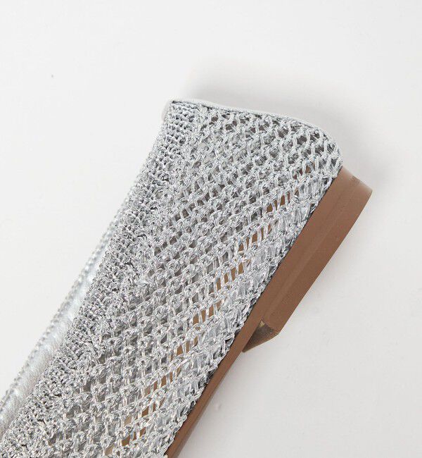 ODETTE E ODILE「【WEB限定】メタリックニット フラット10■」|パンプス|