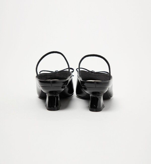 ODETTE E ODILE「＜SY＞ シェイプヒールリボンミュール サンダル50&uarr;」|サンダル|