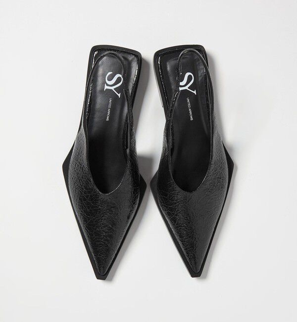 ODETTE E ODILE「＜SY＞ ポインテッドエッジピースバックベルト フラット20&uarr;」|パンプス|