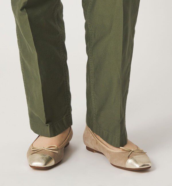 ODETTE E ODILE「【WEB限定】バレエコンビスクエア フラット10■&uarr;」|バレエシューズ|