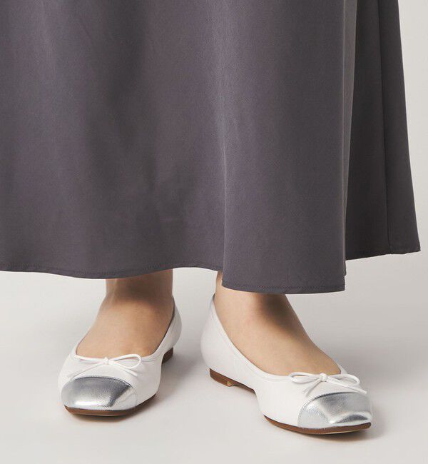 ODETTE E ODILE「【WEB限定】バレエコンビスクエア フラット10■&uarr;」|バレエシューズ|