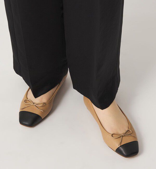 ODETTE E ODILE「【WEB限定】バレエコンビスクエア フラット10■&uarr;」|バレエシューズ|